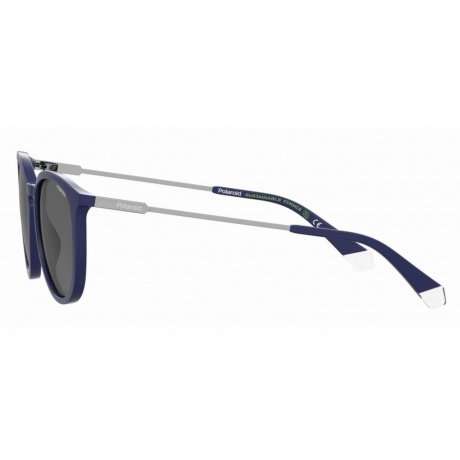 Солнцезащитные очки унисекс Polaroid PLD 4143/S/X BLUE PLD-205701PJP53M9 - фото 4