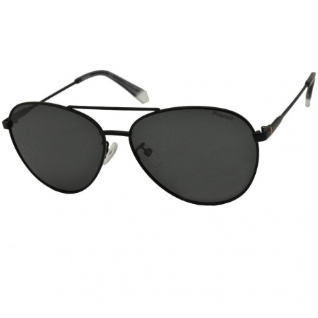 Солнцезащитные очки унисекс Polaroid PLD 4142/G/S/X BLACK PLD-20571080760M9 - фото 1