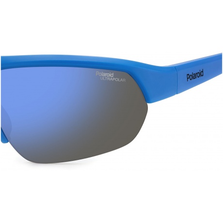 Солнцезащитные очки унисекс Polaroid PLD 7048/S MTT BLUE PLD-205726FLL66QG - фото 4