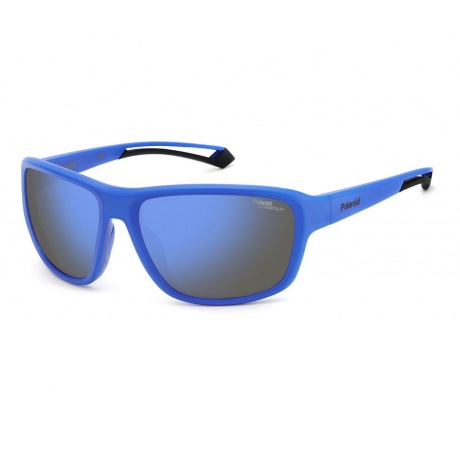 Солнцезащитные очки унисекс Polaroid PLD 7049/S MTT BLUE PLD-205728FLL62QG - фото 1