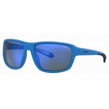 Солнцезащитные очки унисекс Polaroid PLD 7049/S MTT BLUE PLD-205728FLL62QG - фото 3