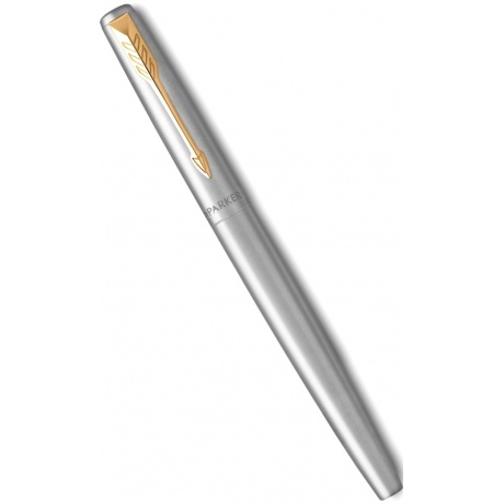Ручка перьевая Parker Jotter Core (2030948) Stainless Steel GT M сталь нержавеющая подар.кор. - фото 2