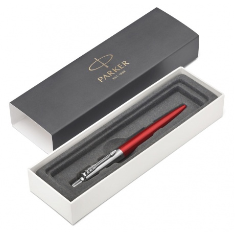 Ручка гелевая Parker Jotter Core K65 (2020648) Kensington Red CT 0.7мм черные чернила подар.кор. - фото 3