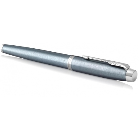 Ручка перьевая IM Core F321 (1931648) Light Blue Grey CT F перо сталь нержавеющая подар.кор. - фото 4
