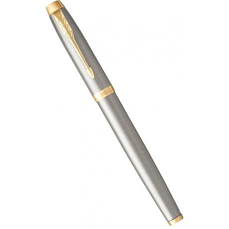 Ручка перьевая IM Core F321 (1931649) Brushed Metal GT F перо сталь нержавеющая подар.кор. - фото 2