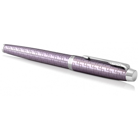 Ручка перьевая IM Premium F324 (1931636) Dark Violet CT F перо сталь нержавеющая подар.кор. - фото 4