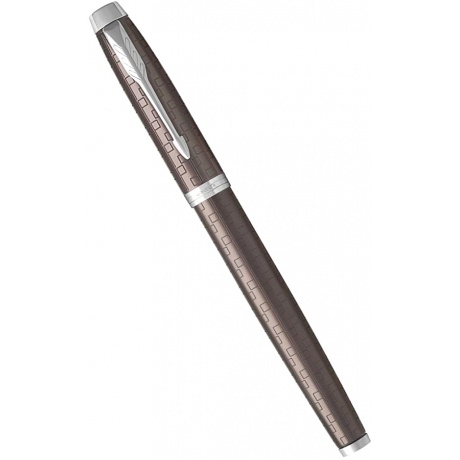 Ручка перьевая IM Premium F324 (1931676) Brown CT F перо сталь нержавеющая подар.кор. - фото 2