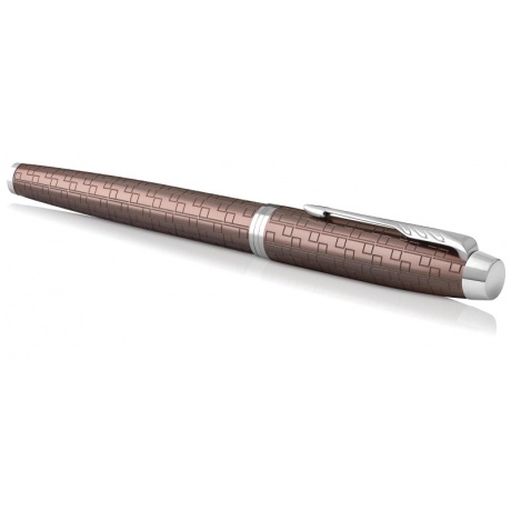 Ручка перьевая IM Premium F324 (1931676) Brown CT F перо сталь нержавеющая подар.кор. - фото 4