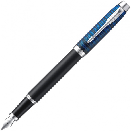 Ручка перьевая Parker IM SE F320 (2073474) Blue origin F сталь нержавеющая подар.кор. - фото 1