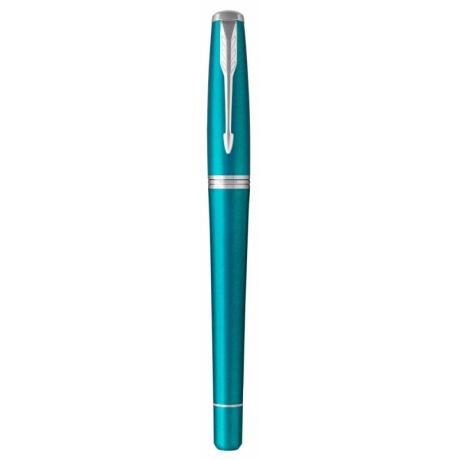 Ручка перьевая Parker Urban Core F309 (1931594) Vibrant Blue CT F перо сталь нержавеющая подар.кор. - фото 4
