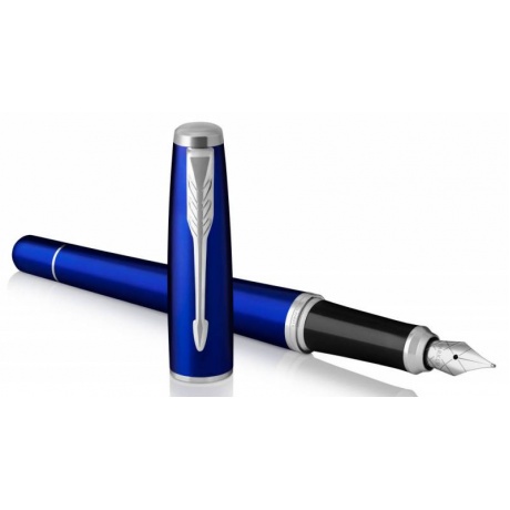 Ручка перьевая Parker Urban Core F309 (1931598) Nightsky Blue CT F перо сталь нержавеющая подар.кор. - фото 1
