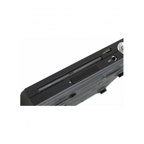 Плеер DVD Hyundai H-DVD200 черный Караоке ПДУ - фото 2