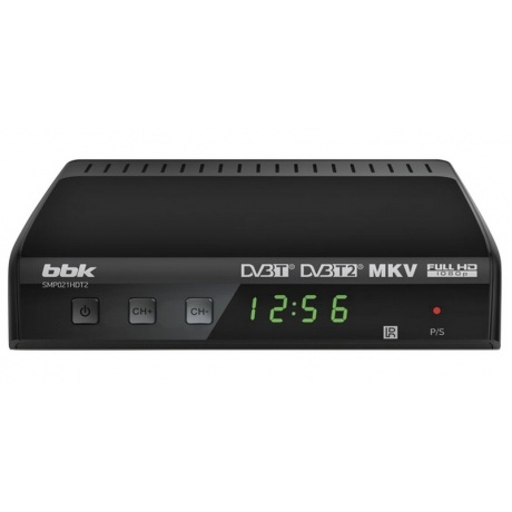 TV-тюнер DVB-T2 BBK SMP021HDT2, темно-серый - фото 2