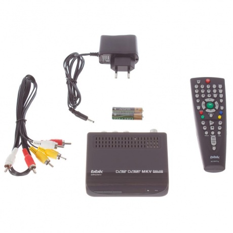 TV-тюнер DVB-T2 BBK SMP022HDT2, черный - фото 3