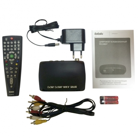 TV-тюнер DVB-T2 BBK SMP002HDT2, темно-серый - фото 3