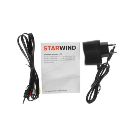 TV-тюнер DVB-T2 Starwind CT-160, черный - фото 9