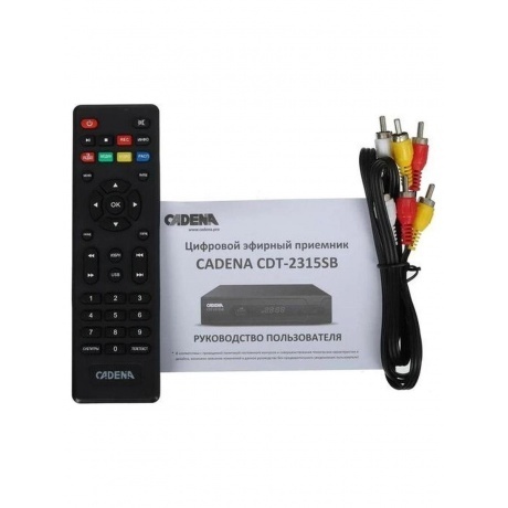 Приемник цифровой эфирный Cadena CDT-2315SB - фото 7