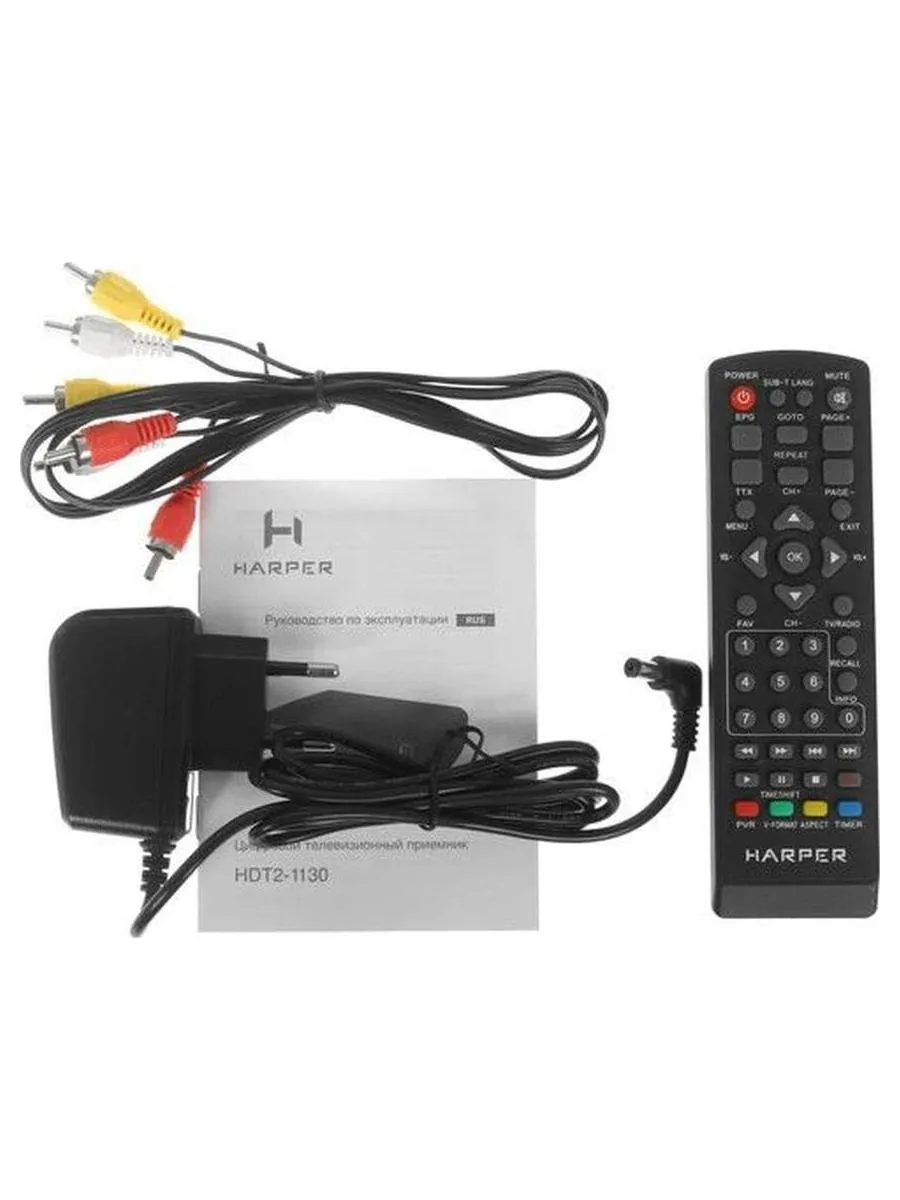 Телевизионный ресивер HARPER HDT2-1130 (DVB-T2+С) - фото 6