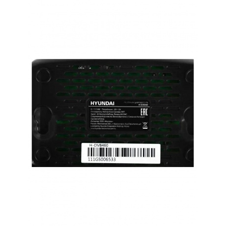 Цифровой TV ресивер HYUNDAI H-DVB460 черный - фото 18