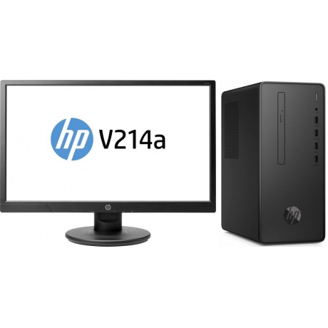 Системный блок HP Desktop Pro A G3 MT (123M9EA) черный - фото 1