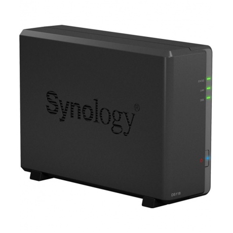 Сетевое хранилище Synology 1BAY NO HDD DS118 - фото 1