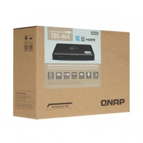 Сетевое хранилище QNAP (TBS-464-8G) - фото 8