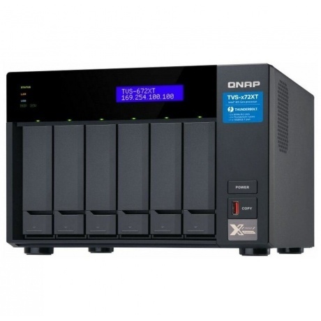Сетевое хранилище QNAP (TVS-672XT-i3-8G) - фото 1