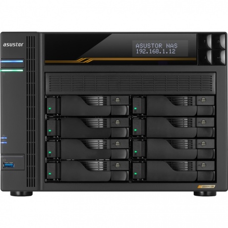 Система хранения данных ASUSTOR AS6808T (90IX01T8-BW3S00) - фото 1