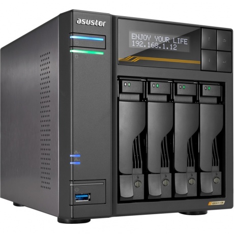 Система хранения данных ASUSTOR AS6804T (90IX01T4-BW3S00) - фото 4