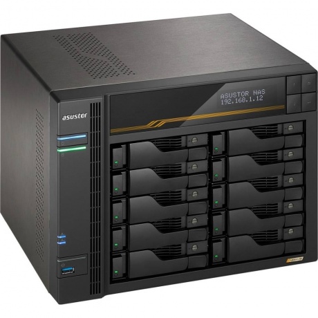 Система хранения данных ASUSTOR AS6810T (90IX01T0-BW3S00) - фото 2