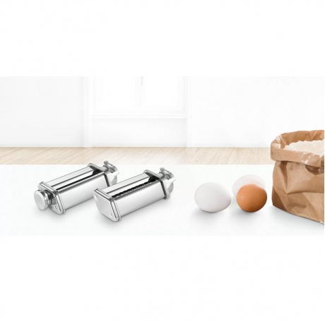 Насадка для приготовления лапши Bosch MUZ5PP1 для кухонных комбайнов серебристый - фото 3