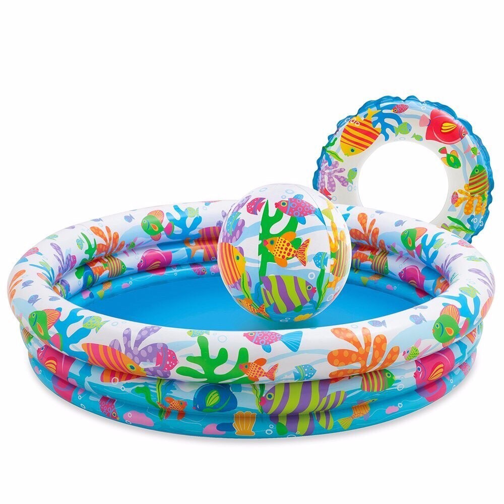 Детский бассейн Intex Подводный мир 59469 бассейн надувной bestway детский в двух цветах 165х104х25см 51115