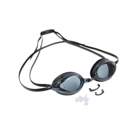 Очки для плавания, серия &quot;Спорт&quot;, черные, цвет линзы - серый (Swimming goggles) - фото 2