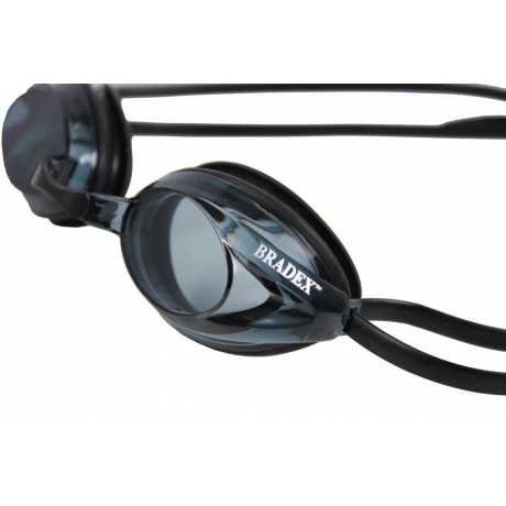 Очки для плавания, серия &quot;Спорт&quot;, черные, цвет линзы - серый (Swimming goggles) - фото 4