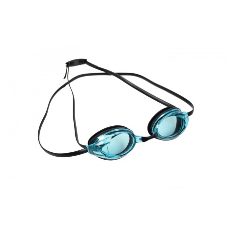 Очки для плавания, серия &quot;Спорт&quot;, черные цвет линзы - голубой (Swimming goggles) - фото 1