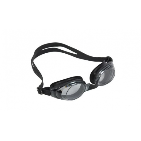 Очки для плавания, серия &quot;Регуляр&quot;, черные, цвет линзы - серый (Swimming goggles) - фото 1