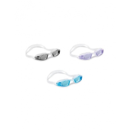 Очки для плавания Free Style SPORT, UV-защита, от 8 лет, 55682, - фото 1