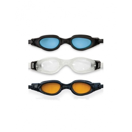 Очки для плавания PRO Master, силикон, незапотевающие, UV-защита, 3 цвета, от 14 лет, 55692, - фото 1