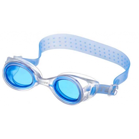 Очки для плавания Atemi, дет.силикон (бел/син), N7301 - фото 1