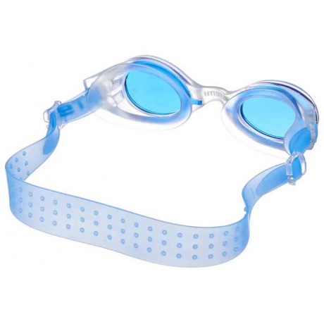 Очки для плавания Atemi, дет.силикон (бел/син), N7301 - фото 2
