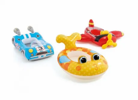 Плотик INTEX Корабль, 3 вида, 59380, 107х69, 117х76, 119х114