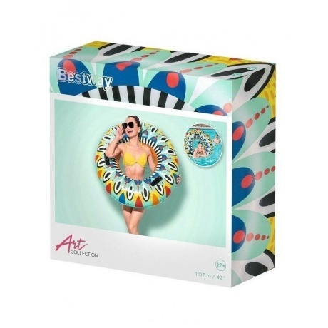 Круг надувной д.плавания Фиеста 107см Bestway 36294 - фото 8