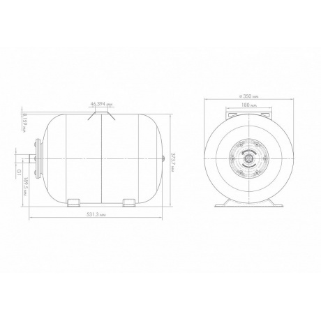 Гидроаккумулятор Джилекс 50 ГПк 50л 8бар 7058 - фото 6