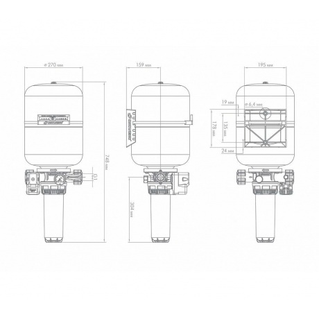 Гидроаккумулятор Джилекс Краб 24 9029 - фото 6