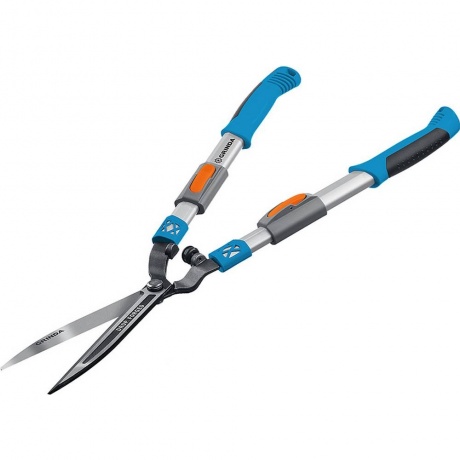Кусторез Grinda FH-800T 423790, длина 630 - 800 мм, кованые лезвия, телескопический, алюминиевые рук