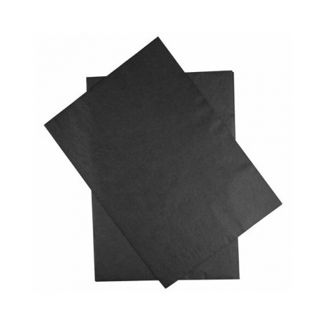 Бумага копировальная (копирка), черная, А4, папка 100 листов, STAFF, 126527 - фото 2