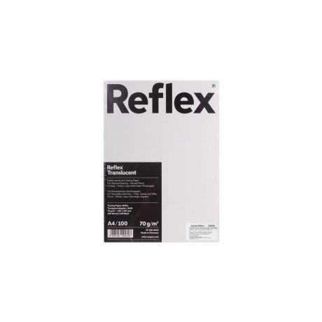 Калька REFLEX А4, 70 г/м, 100 листов, Германия, белая, R17118 - фото 1