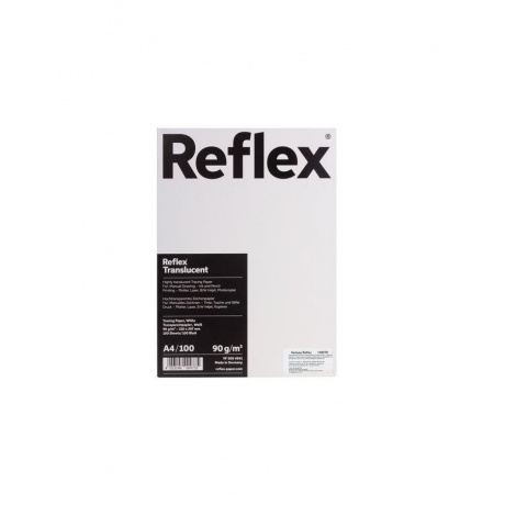 Калька REFLEX А4, 90 г/м, 100 листов, Германия, белая, R17119 - фото 1