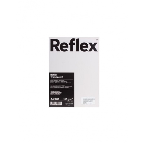 Калька REFLEX А4, 110 г/м, 100 листов, Германия, белая, R17120 - фото 1