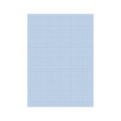 111720, (цена за 5 шт.) Бумага масштабно-координатная, А3, 297х420 мм, голубая, в папке, 20 листов, Лилия Холдинг, ПМ/А3 - фото 2